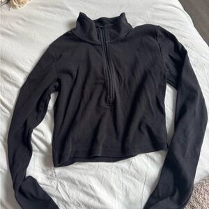Sunday Best (Aritzia) Black Zip-Up Jacket